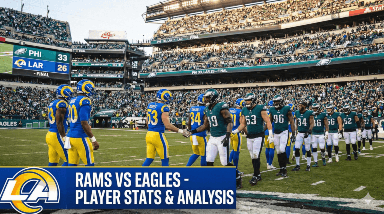 Los Angeles Rams vs Philadelphia Eagles Match Player Stats