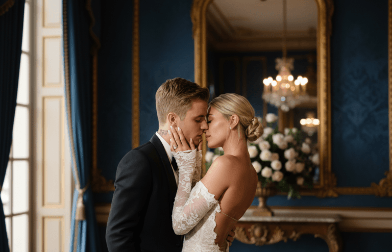 Hailey Bieber Wedding Dress