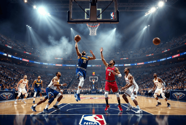 Denver Nuggets vs New Orleans Pelicans Timeline