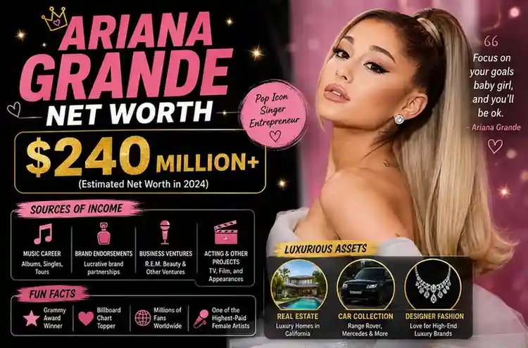 ariana grande net worth